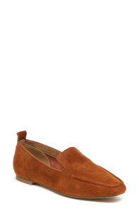 �P���V�[�_�b�K�[ ���f�B�[�X �V���[�Y �X���b�|���E���[�t�@�[ Kelsi Dagger Brooklyn Finley Square Toe Flat Caramel