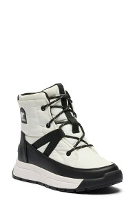 �\���� ���f�B�[�X �V���[�Y �u�[�c�E���C���u�[�c SOREL Whitney III Waterproof Mid Boot Sea Salt/ Black �u���b�N