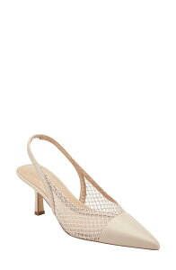 �}�[�N�E�t�B�b�V���[ ���f�B�[�X �V���[�Y �q�[�� Marc Fisher LTD Gipsi Pointed Toe Slingback Pump Light Natural