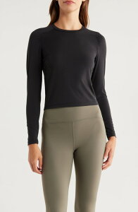 �t���[ �t���C ���f�B�[�X �g�b�v�X �V���c Free Fly Elevate Long Sleeve Performance T-Shirt BLACK �u���b�N