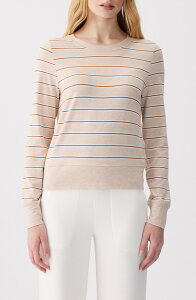 ���� ���f�B�[�X �g�b�v�X �V���c Lole Dynamic Striped Long Sleeve Performance T-Shirt SANDSTONE HTR DYNAMIC STRIPE �X�g���C�v