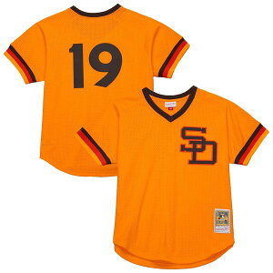 �~�b�`�F��&�l�X �����Y �g�b�v�X �V���c ���b�V�� �g�[�� �W���[�W�[ Men's Mitchell & Ness Tony Gwynn Gold San Diego Padres Big & Tall Cooperstown Mesh Batting Practice Jersey (Big Tall) Gold �S�[���h