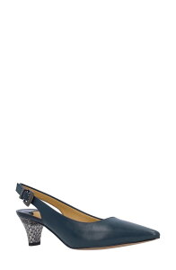 �W�F�C���j�[ ���f�B�[�X �V���[�Y �q�[�� J. Rene Mayetta Slingback Pump Navy �l�C�r�[