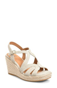 �G�X�G�t�G�t�e�B ���f�B�[�X �V���[�Y �T���_�� �v���b�g�t�H�[�� Sfft Norma Slingback Espadrille Platform Wedge Sandal Baywater