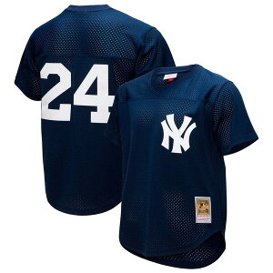 �~�b�`�F��&�l�X �����Y �g�b�v�X �V���c ���b�V�� �W���[�W�[ Men's Mitchell & Ness Rickey Hendersonavy New York Yankees Cooperstown Collection Mesh Batting Practice Button-Up Jersey Navy �l�C�r�[