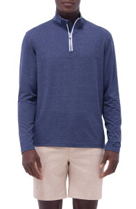 �u�K�b�` �����Y �A�E�^�[ �p�[�J�[�E�X�E�F�b�g �n�[�t�W�b�v Bugatchi Quarter Ziperformance Pullover Navy �l�C�r�[