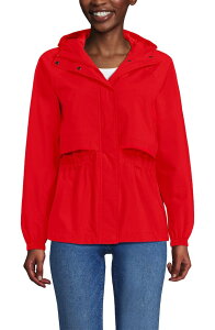 �����Y�G���h ���f�B�[�X �A�E�^�[ �W���P�b�g�E�u���]�� Lands' End Squall Packable Rain Jacket Coral Red ���b�h