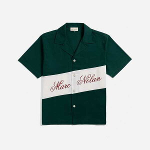 �}�[�N�m�[���� ���f�B�[�X �g�b�v�X �V���c MARC NOLAN Club Shirt Clubhouse Green �O���[��