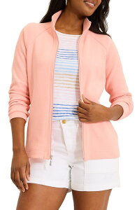 �g�b�~�[�o�n�} ���f�B�[�X �A�E�^�[ �p�[�J�[�E�X�E�F�b�g �W���P�b�g Tommy Bahama New Aruba Zip Jacket Light Salmon �T�[����