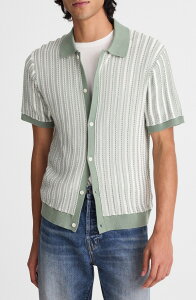 ���C�h�E�F�� �����Y �A�E�^�[ �p�[�J�[�E�X�E�F�b�g �|���V���c �Z�[�^�[ Madewell Tuck Stitch Button-Up Sweater Polo Frosted Cypress