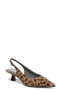 �t�����R�T���g ���f�B�[�X �V���[�Y �q�[�� Franco Sarto Jaden Pointed Toe Slingback Pump Camel Multi �L������