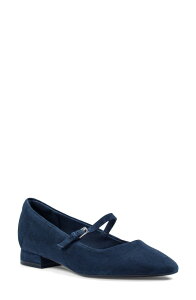 ���b�N�|�[�g ���f�B�[�X �V���[�Y �p���v�X Rockportaren Pointed Toe Flat Dark Blue �u���[