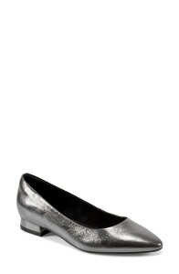���b�N�|�[�g ���f�B�[�X �V���[�Y �p���v�X Rockportessa Pointed Toe Flat Pewter �s���[�^�[