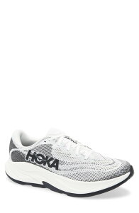 �z�J�I�l�I�l �����Y �V���[�Y �X�j�[�J�[ HOKA Rincon 4 Running Shoe White / Black �z���C�g