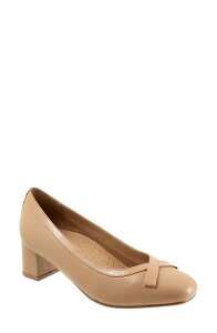 �g���b�^�[�Y ���f�B�[�X �V���[�Y �q�[�� Trotters Devin Pump Beige �x�[�W��
