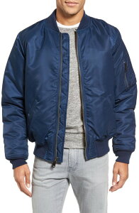 �V���b�g �j���[���[�N �����Y �A�E�^�[ �W���P�b�g�E�u���]�� Schott NYC Wateresistant MA-1 Flight Jacket Navy �l�C�r�[