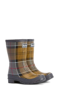 �o�u�A�[ ���f�B�[�X �V���[�Y �u�[�c�E���C���u�[�c Barbour Banbury Rain Boot Dress Tartan