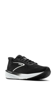 �u���b�N�X ���f�B�[�X �V���[�Y �X�j�[�J�[ Brooks Launch 12 Running Sneaker Black/ Grey/ White �z���C�g