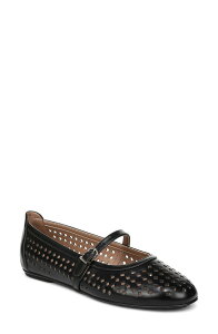 �i�`�����C�U�[ ���f�B�[�X �V���[�Y �p���v�X Naturalizer Aria Perforated Mary Jane Flat Black �u���b�N