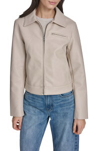 ���[�o�C�X ���f�B�[�X �A�E�^�[ �W���P�b�g�E�u���]�� ���U�[ �t�F�C�N���U�[ Levi's Faux Leather Jacket Chateau Grey �O���[