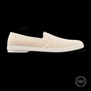 ���r�G�� ���f�B�[�X �V���[�Y �X���b�|���E���[�t�@�[ ���b�V�� Rivieras Classicanvas & Mesh Slip-On Loafer Cream �N���[��