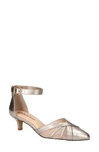�x�����B�[�^ ���f�B�[�X �V���[�Y �q�[�� Bella Vita Malani Pointed Toe Kitten Heel Pump Champagne Leather �V�����p��