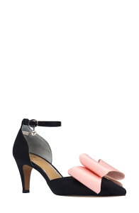 �W�F�C���j�[ ���f�B�[�X �V���[�Y �q�[�� �A���N�� J. Rene Pammie Ankle Strapointed Toe Pump Black/ Pink �u���b�N