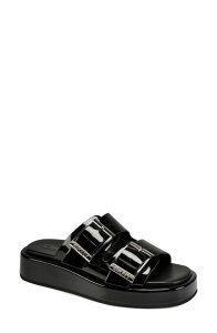 �_�i �L������ �j���[���[�N ���f�B�[�X �V���[�Y �q�[�� �v���b�g�t�H�[�� �T���_�� DKNY Leocadia Platform Sandal Black �u���b�N