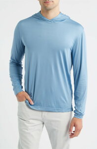 �W���j�[ �I�[ �����Y �g�b�v�X T�V���c johnnie-O Talon PREP-FORMANCE Long Sleeve Hooded T-Shirt Carbon Fiber