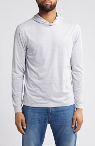 �W���j�[ �I�[ �����Y �g�b�v�X T�V���c johnnie-O Talon PREP-FORMANCE Long Sleeve Hooded T-Shirt Light Gray �O���[