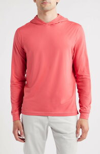 �W���j�[ �I�[ �����Y �g�b�v�X T�V���c johnnie-O Talon PREP-FORMANCE Long Sleeve Hooded T-Shirt Lobster