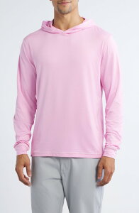 �W���j�[ �I�[ �����Y �g�b�v�X T�V���c johnnie-O Talon PREP-FORMANCE Long Sleeve Hooded T-Shirt Porto Pink �s���N