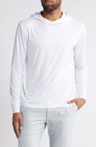 �W���j�[ �I�[ �����Y �g�b�v�X T�V���c johnnie-O Talon PREP-FORMANCE Long Sleeve Hooded T-Shirt White �z���C�g