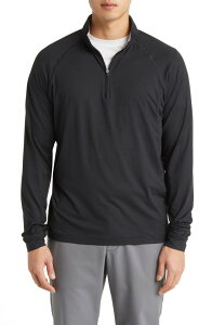 �W���j�[ �I�[ �����Y �A�E�^�[ �p�[�J�[�E�X�E�F�b�g �n�[�t�W�b�v johnnie-O Freeborne PREP-FORMANCE Quarter Zipullover Black �u���b�N