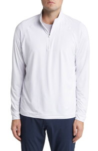 �W���j�[ �I�[ �����Y �A�E�^�[ �p�[�J�[�E�X�E�F�b�g �n�[�t�W�b�v johnnie-O Freeborne PREP-FORMANCE Quarter Zipullover White �z���C�g