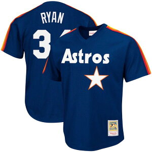 �~�b�`�F��&�l�X �����Y �g�b�v�X �V���c ���b�V�� �g�[�� �W���[�W�[ Men's Mitchell & Ness Nolan Ryanavy Houston Astros Cooperstown Collection Big & Tall Mesh Batting Practice Jersey Navy �l�C�r�[