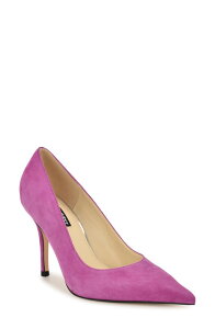�i�C���E�F�X�g ���f�B�[�X �V���[�Y �q�[�� Nine West Gemmha Pointed Toe Pump Dark Pink �s���N
