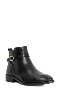 �f���[�������h�� ���f�B�[�X �V���[�Y �u�[�c�E���C���u�[�c Dune London Pemma Buckle Strap Bootie Black �u���b�N