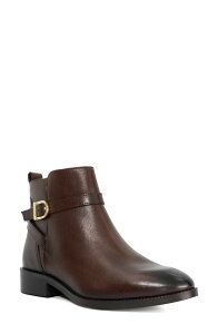 �f���[�������h�� ���f�B�[�X �V���[�Y �u�[�c�E���C���u�[�c Dune London Pemma Buckle Strap Bootie Tan �^��