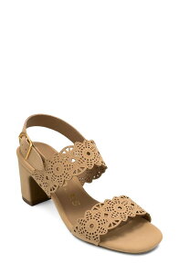 �G�A���\�[���Y ���f�B�[�X �V���[�Y �q�[�� �T���_�� Aerosoles Glen Slingback Sandal Beige Bisque Perfaux Nubuck �x�[�W��