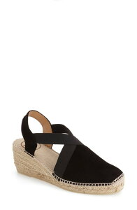 �g�j�[�|���Y ���f�B�[�X �V���[�Y �T���_�� Toni Pons 'Tona' Espadrille Wedge Black Suede �u���b�N