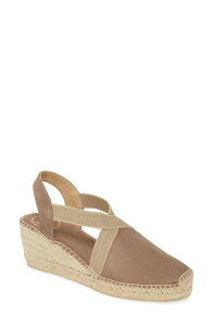 �g�j�[�|���Y ���f�B�[�X �V���[�Y �T���_�� Toni Pons 'Tona' Espadrille Wedge Taupe Fabric �g�[�v