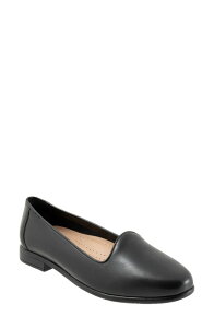 �g���b�^�[�Y ���f�B�[�X �V���[�Y �p���v�X Trotters Liz Lux Flat - Multiple Widths Available Black �u���b�N