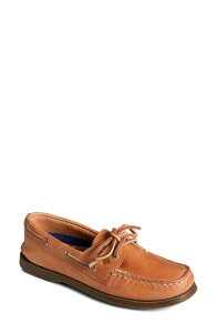 �X�y���[ ���f�B�[�X �V���[�Y �X���b�|���E���[�t�@�[ Sperry Authentic Original 2-Eye Boat Shoe Nutmeg Leather Mix Mat