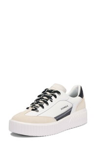 �\���� ���f�B�[�X �V���[�Y �X�j�[�J�[ �v���b�g�t�H�[�� SOREL Onave T-Toe Platform Sneaker Sea Salt/ Black �u���b�N
