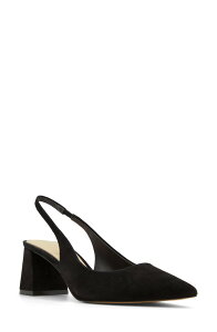 �A���h ���f�B�[�X �V���[�Y �q�[�� ALDO Uliana Slingback Pointed Toe Pump Black �u���b�N