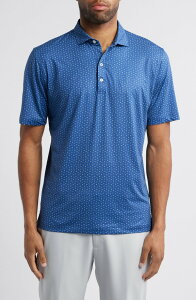 �W���j�[ �I�[ �����Y �g�b�v�X �V���c �v�����g johnnie-O Top o' the Morning Scatter Print PREP-FORMANCE Golf Polo Lake