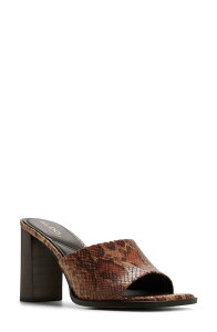 �A���h ���f�B�[�X �V���[�Y �q�[�� �T���_�� ALDO Sophia Slide Sandal Brown Multi �u���E��