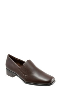 �g���b�^�[�Y ���f�B�[�X �V���[�Y �X���b�|���E���[�t�@�[ Trotters 'Ash' Slip-On Fudge �A�b�V��