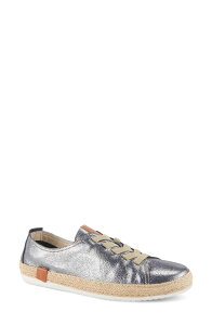 �X�v�����O�X�e�b�v ���f�B�[�X �V���[�Y �T���_�� �X�j�[�J�[ Spring Step Eloya Espadrille Sneaker Blue Metallic �u���[